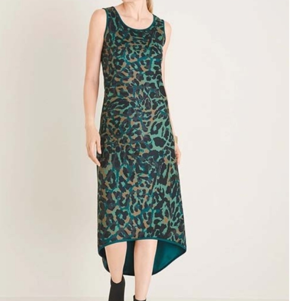 Chico's hi low  midi dress bnwot size 0